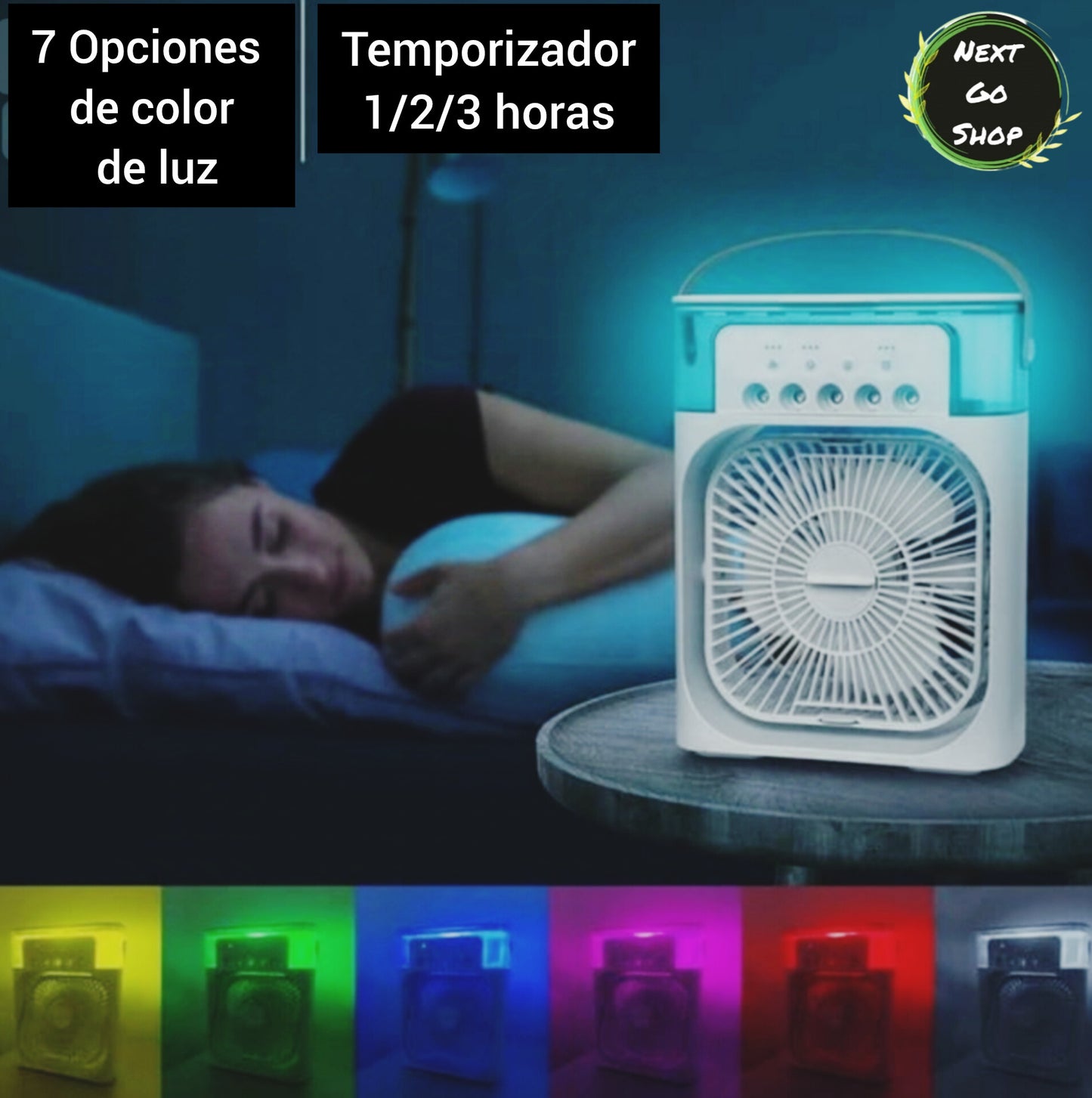 PowerCool™ - Enfriador ventilador y humidificador 3 en 1