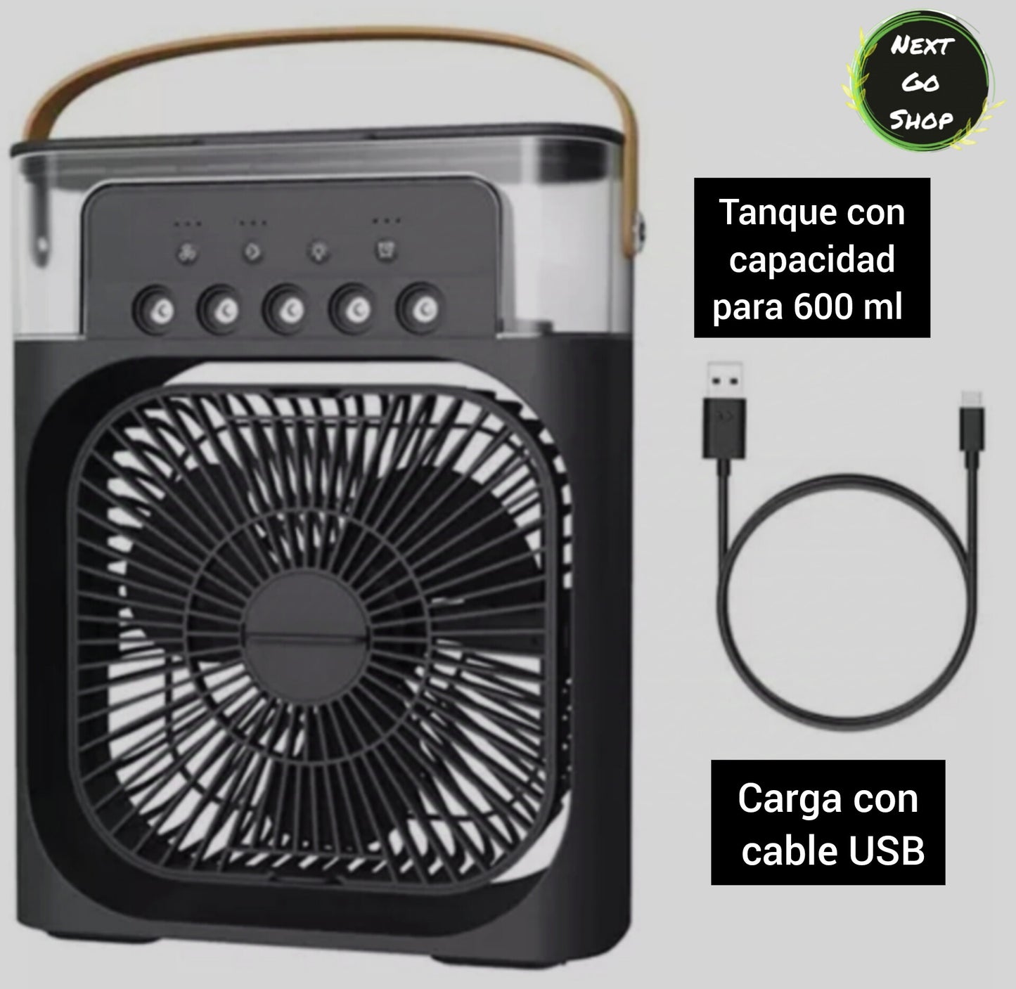 PowerCool™ - Enfriador ventilador y humidificador 3 en 1